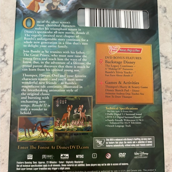 New 4 Kids DVDs Mary Poppins Bambi Sleeping Beauty Charlotte’s Web - Picture 5 of 10